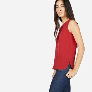Everlane The Silk Shell - Red